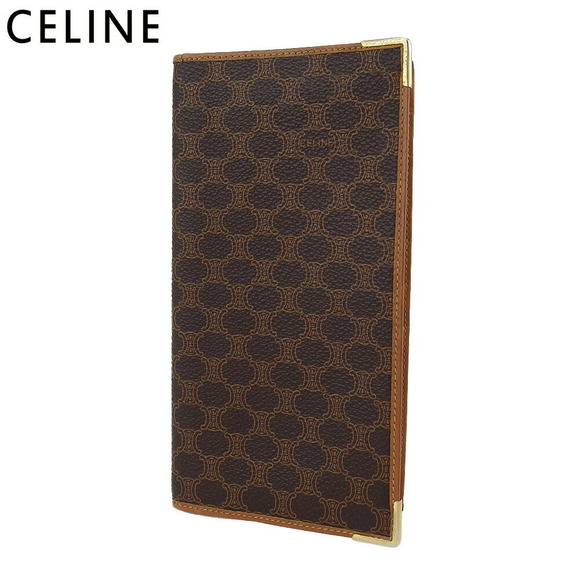 Celine Wallet macadam long beige brown leather - Picture 1 of 6